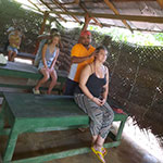Head massage in village style